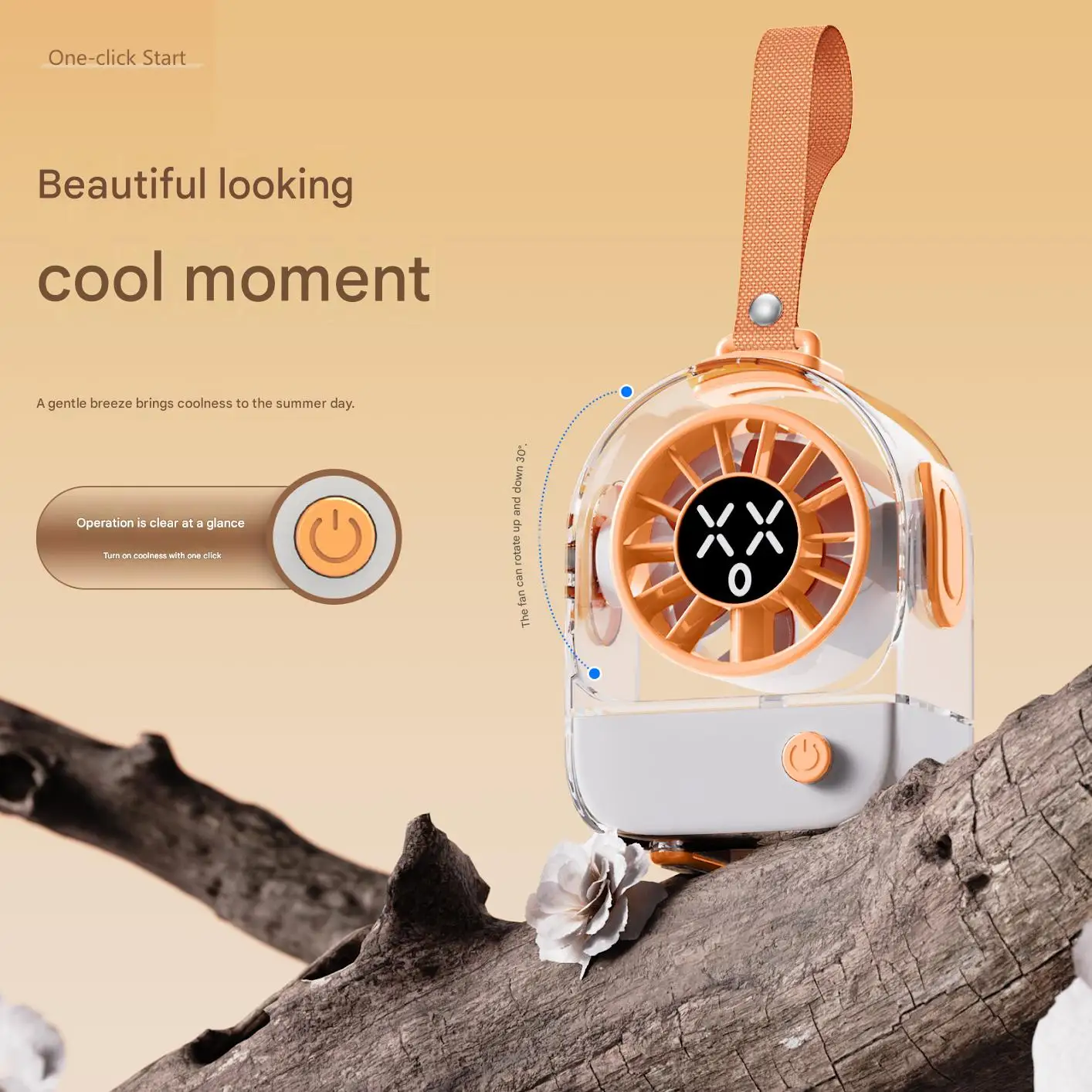 Desktop Electric Fan, USB, Portable - detail 4