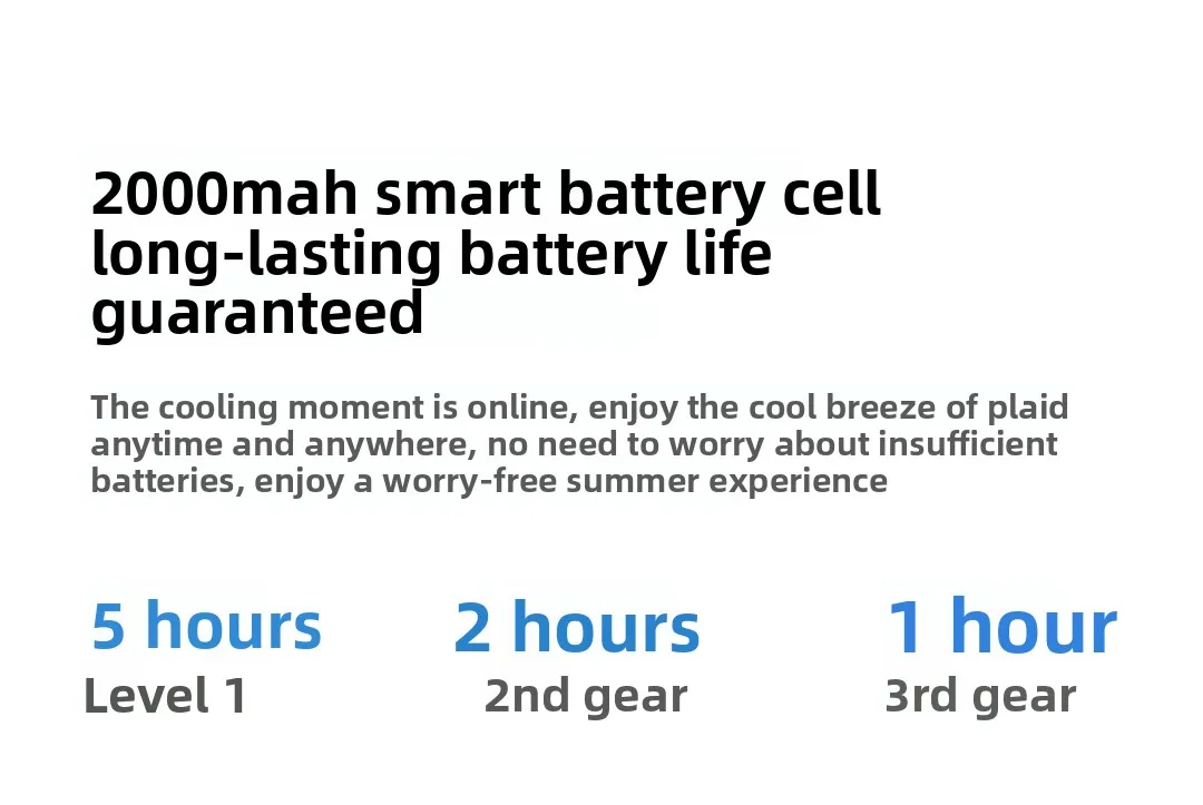 xiao mi youpin qualitell rechargeable neck fan-7