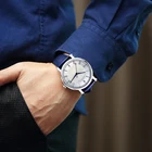 Watch Mechanical Leather Strap Mens Automatic Watch Chronograph Watch Luxury Mechanical Watch