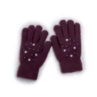 Pearl Henu 2020 Mink Velvet Double Layer Cute Ladies Gloves Snowflake Pearl Thickened