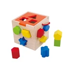 Wooden Toy Block Best Selling Children Toys Intelligence Magic Wooden Educational Activity Cube Toy
