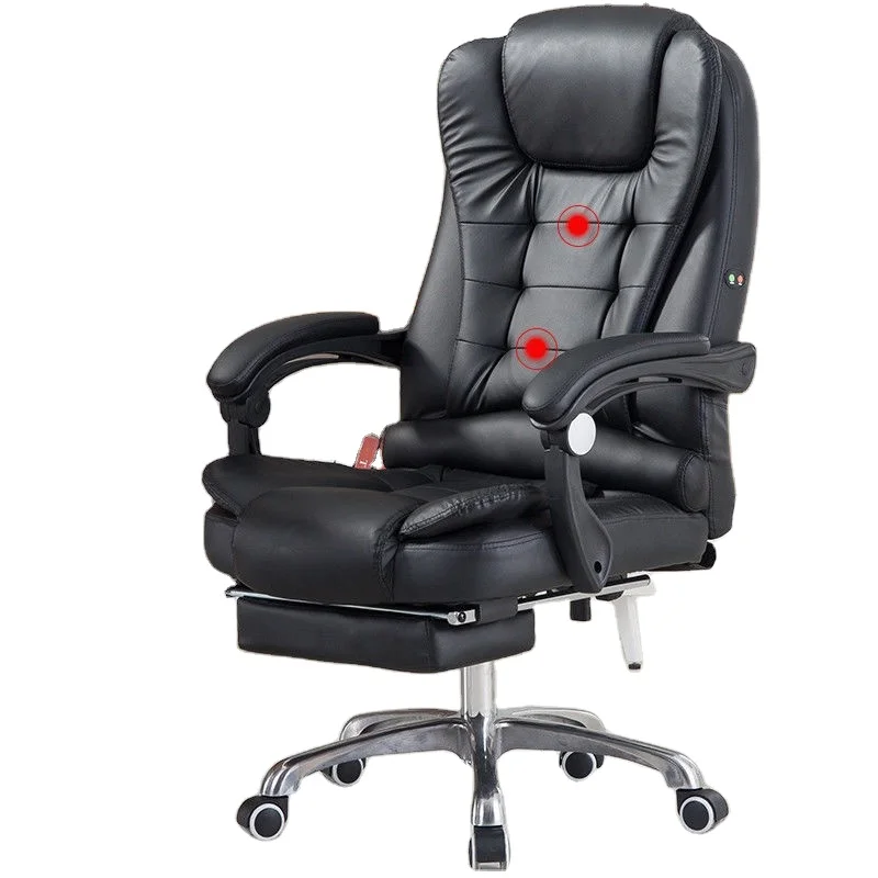 Luxury Gaming Home Office Chair Recliner Leather Swivel Computer Desk Chairs UK 