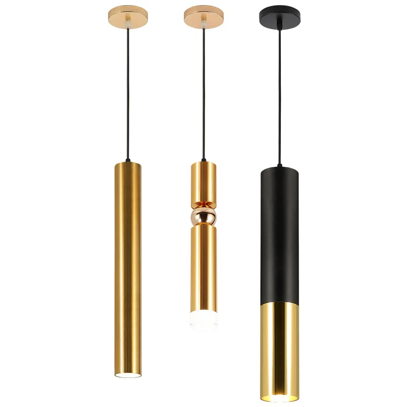 gold suspension light