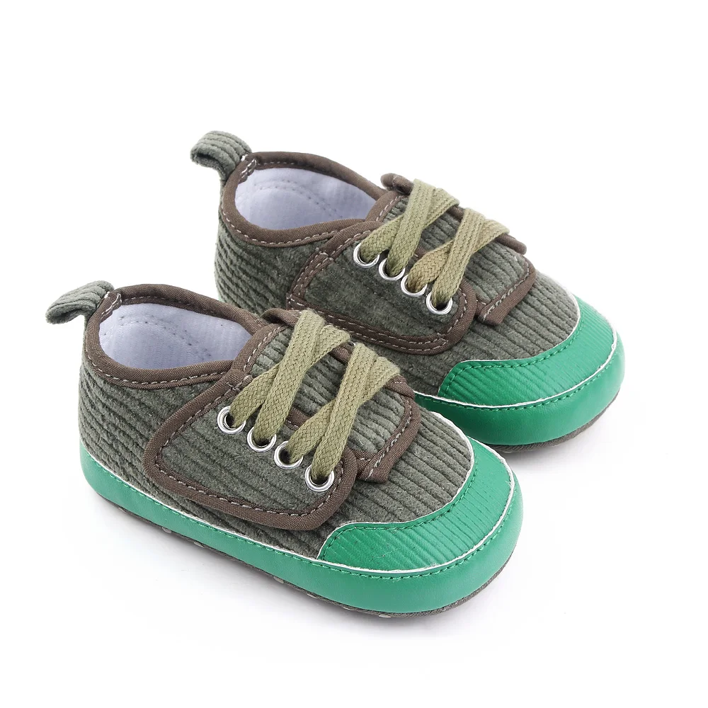 0-1 Year Old Infants Indoor Toddler Shoes Baby Boys Solid Color Soft Soled Casual Shoes manufacture