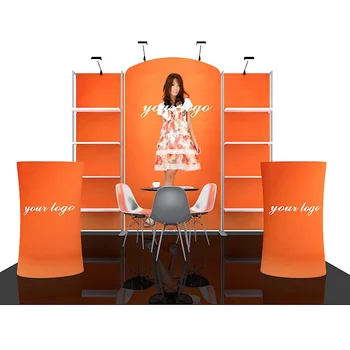 china wholesale tradeshow booth tension fabric exhibition booth 3x3 display displays