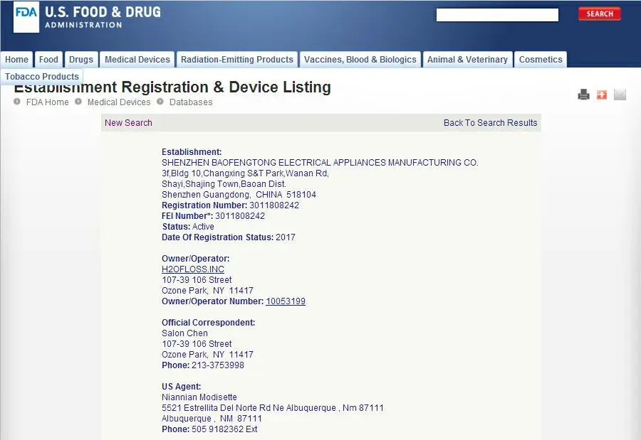 Professional Countertop Water Flosser with 1200 Times/min Pulse Frequency AC-220V-50/60HZ Electric Supply and 1 Year Warranty