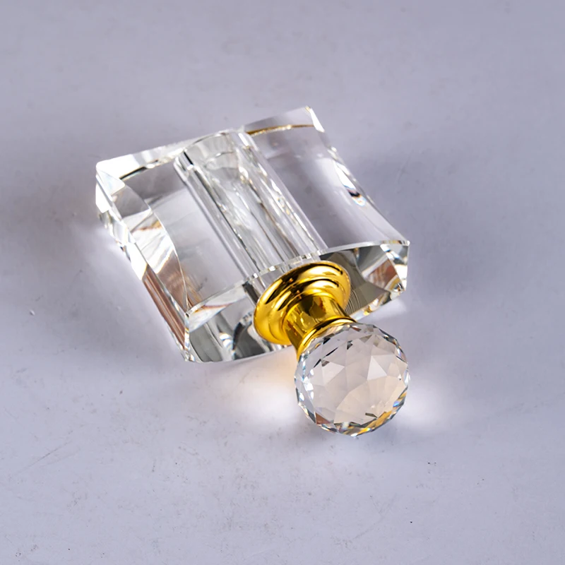 product high quality wholesale flat 12ml glass empty bottle elegant crystal perfume bottle-4