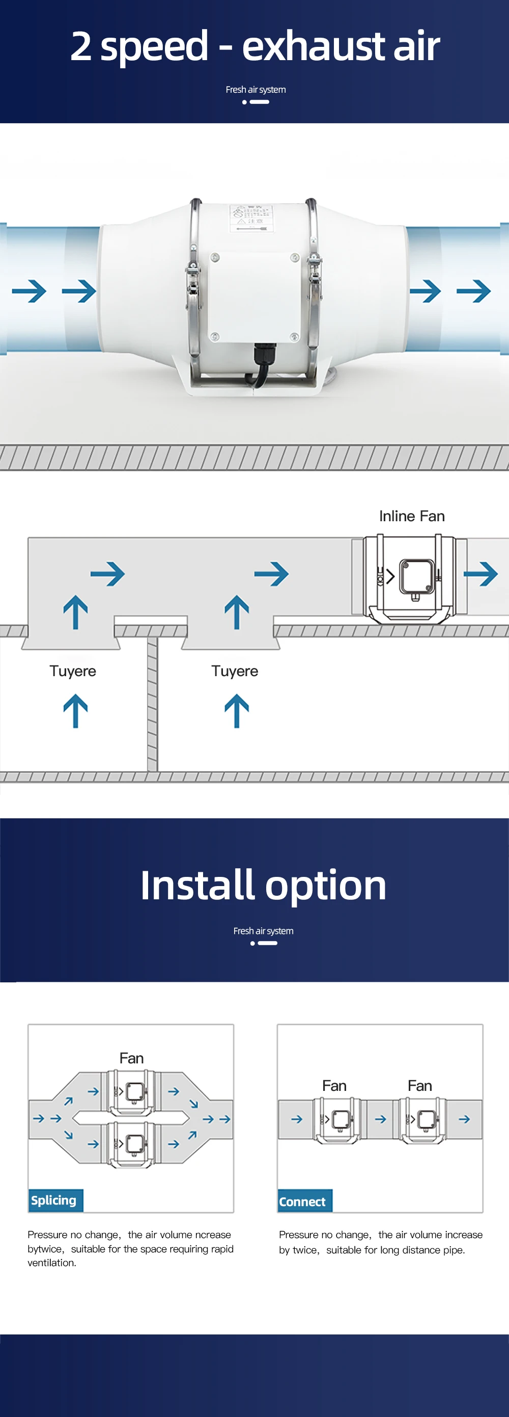 Mixed Flow Extractor, 315mm, 12Inch - detail 12