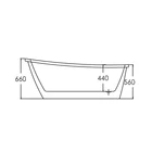 Bath Fashionable Design Durable Acrylic Bathtub Freestanding White Bath Tub