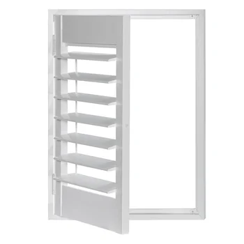 made to measure interior 89mm louver window basswood plantation shutters direct from china
