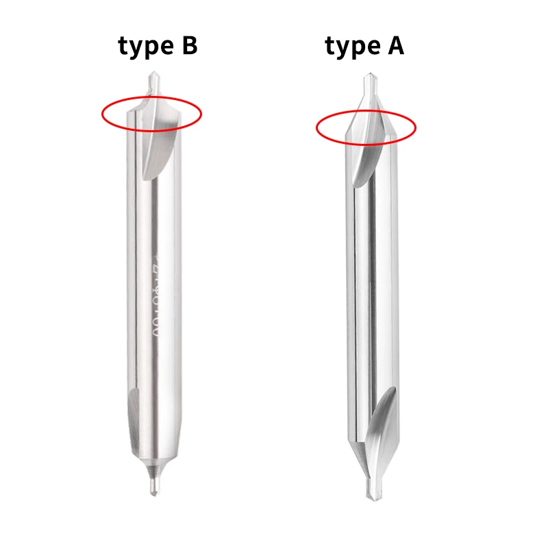 Carbide Cobalt Double Head Titanium Plating Center Drill for Metal Center Drill Center Bit manufacture