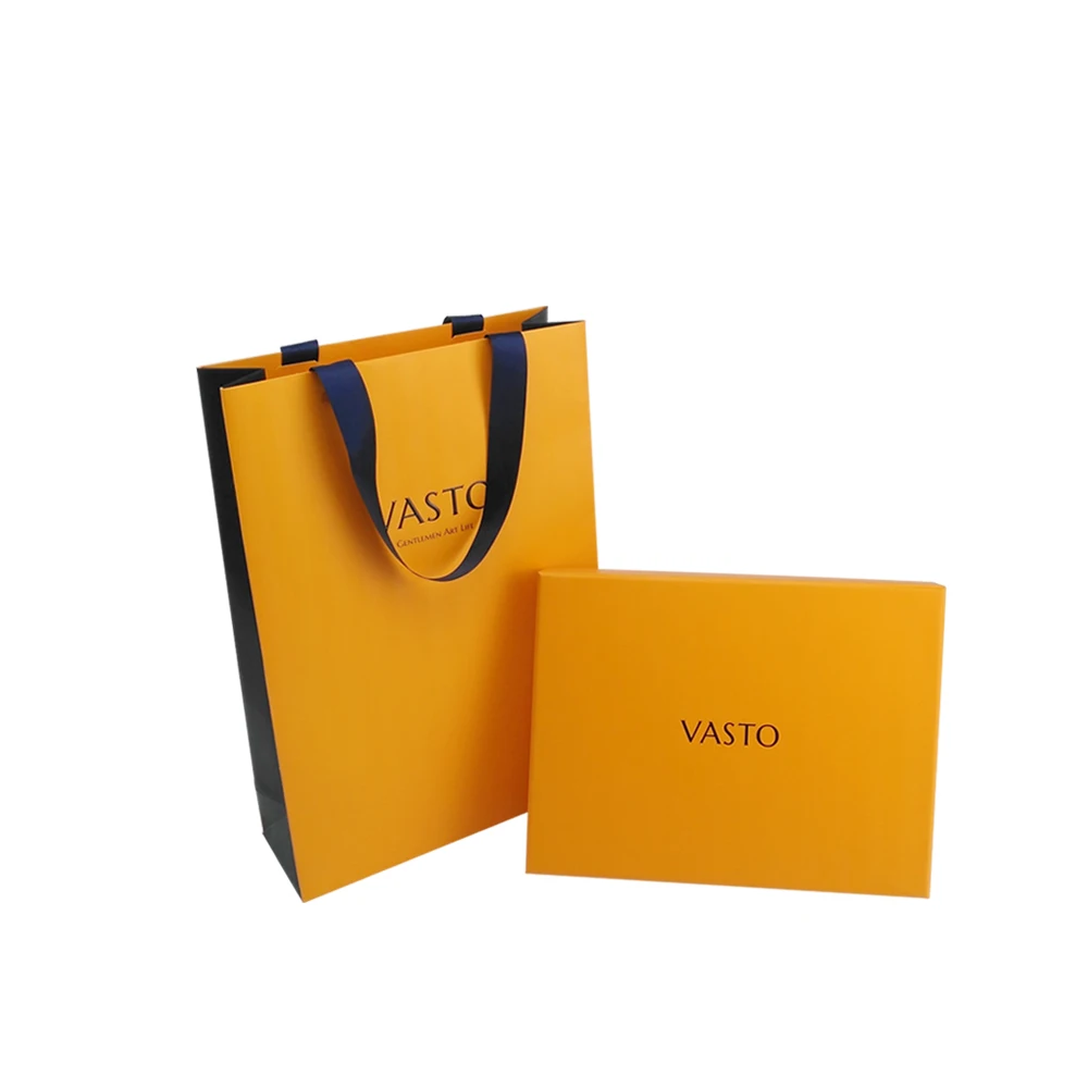 custom paper gift bag with ribbon shoes clothes shopping paper