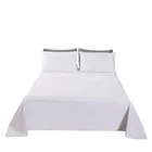 Cotton Flat Bed Sheet Bed Sheet Set Cotton Wholesale 1000 Thread Count 100% Egyptian Cotton Flat Bed Sheet Sets