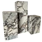 Stone Customized Square Natural Stone Marble Display Pedestal Plinth Coffe Table