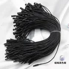 Strings Stock Thread Seal No Logo Plastic Cotton Or Elastic Hang Tag Strings Paper Tag For Clothes And Bags