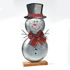 Christmas Decoration Christmas Snowman Metal Decoration