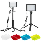 Light For LED Video Light 66 LED Brightness Adjustable Camera Light With 4 Color Filters For Camera