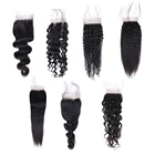Wholesale Hair Vendors 4x4 Lace 100% Virgin Cheap Hair Bundles Brazilian Virgin Human Hair Lace Closure
