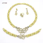 Gold Jewelry Jewlery JHT208 Wholesale Gold Plated Jewelry Snake Diamonds Jewelry Set Women Jewlery Set Jewelry