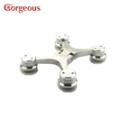 Hinge 180 Hinge Spider Sharp Clamp 180 Degree 304SS Hydraulic Shower Door Hinge Pivot Hinge For Door