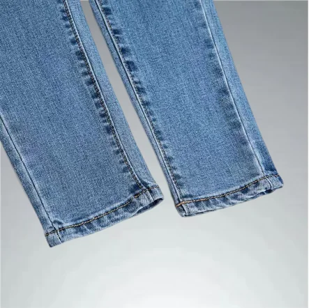 Custom European Fashion Female Denim Pants 3 Color Women High Waist Skinny Jeans manufacture