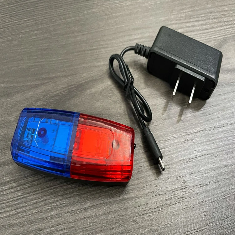 Safety Traffic Shoulder Lamp Red Blue Led Strobe Flashing Shoulder