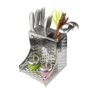 Kitchen New High Quality Stainless Steel Kitchen Seasoning Rack Scissors Rack