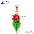 Pendant RALA Charm Flower Pendant 18K Gold Plated Necklace Pendant For Women