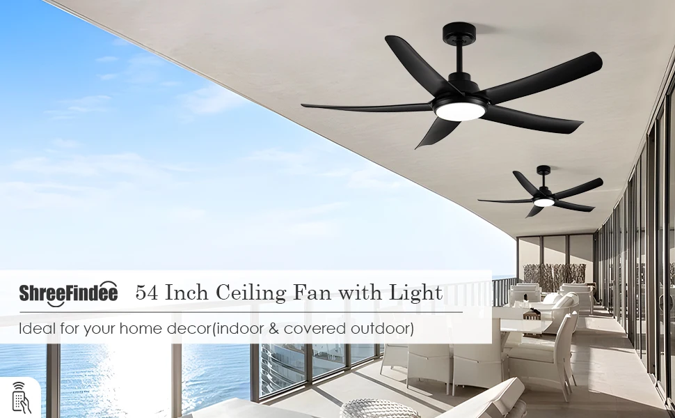 Ceiling Fan, ABS, Waterproof, BLDC, LED - detail 4