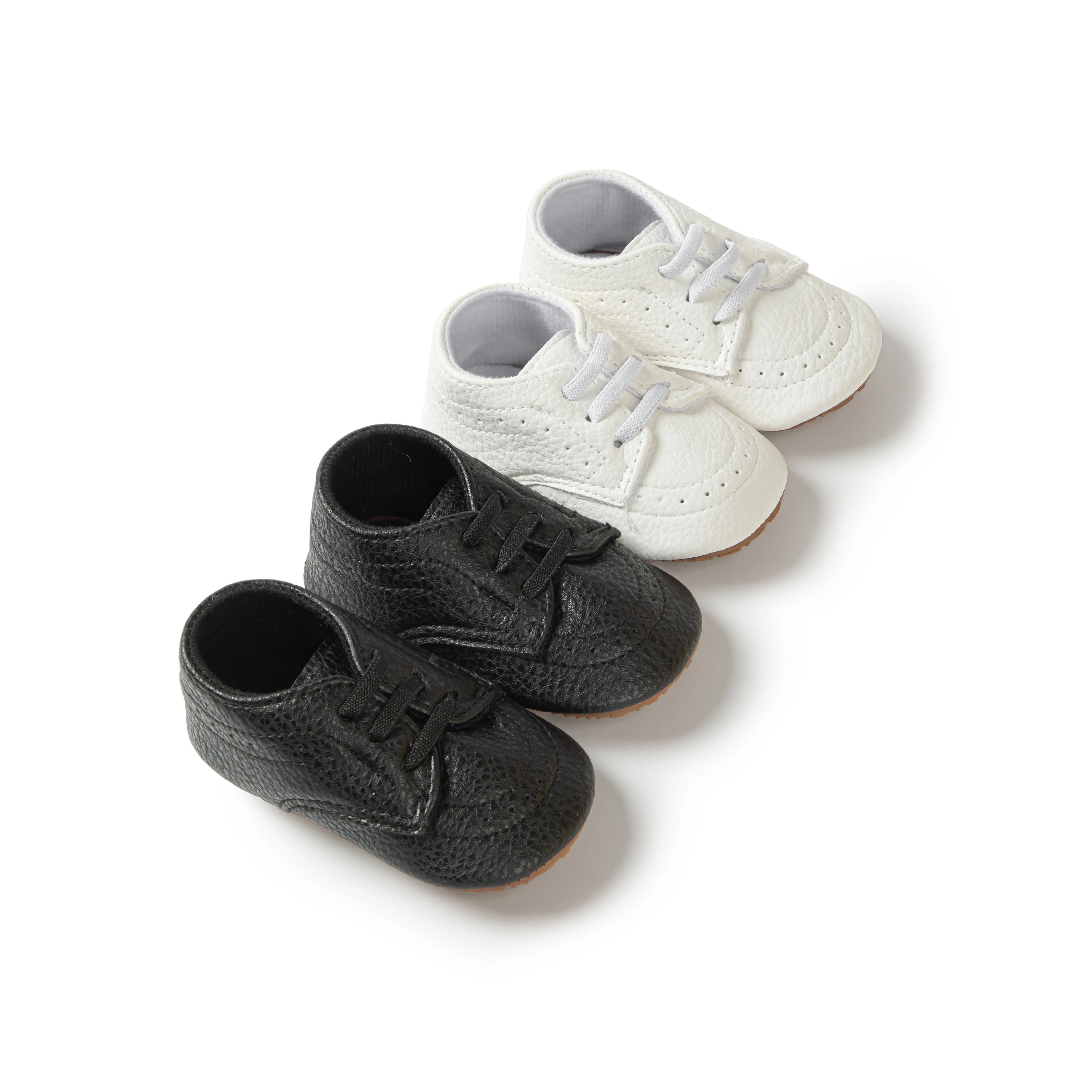 Fashion New Newborn Boy Outdoor Wedding Party PU Leather Breathable Rubber Non-Slip Baby Boy Shoes For Babies