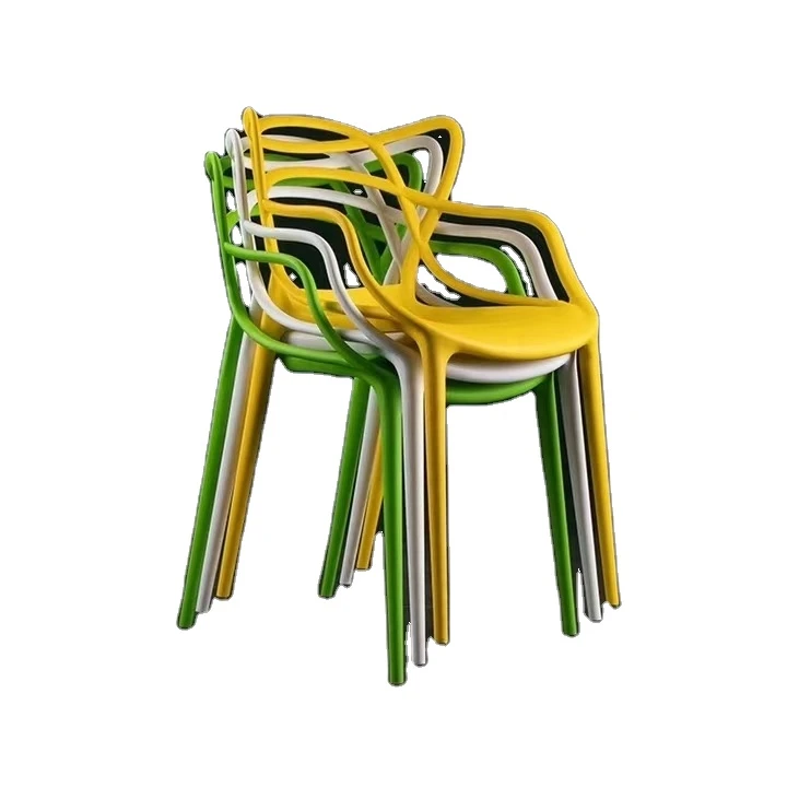 hard plastic chairs with arms