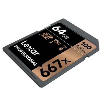 Lexar Professional 667X sd memory card 4k 64 gb 256GB UHS-I/U3 hpe smart memory card 128 gb memory card for mobile phone camera