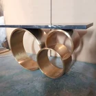 Tables Modern Luxury Stainless Steel Marble Tabletops Simple Hallway Partitions Furniture Tables