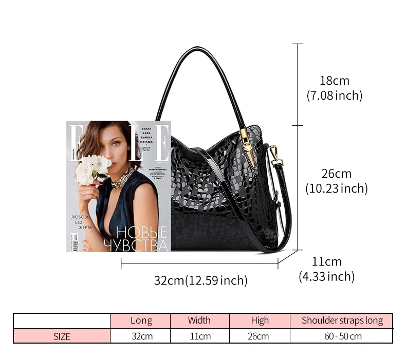 FOXER Brand Women Genuine Leather Shoulder Sequin Cowhide Fashion Handbags Ladies Commute Large Capacity Purse Female Totes Bag