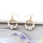 Crystal Earrings Women's Pearl Super Fairy Crystal Earrings
