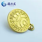 2020 New Hot-selling Logo Metal Soft Enamel Lapel Pin With 2D-3D Engraved Badge