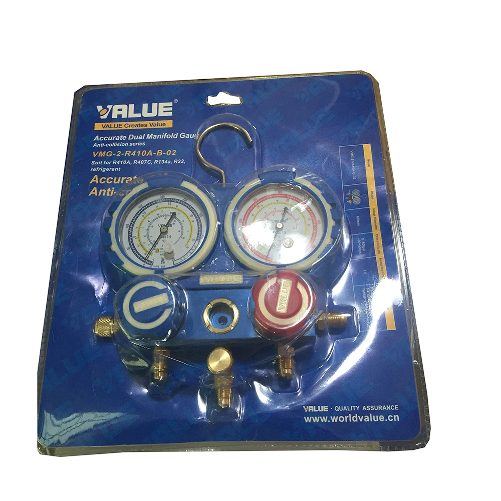 Dual Manifold Gauge Refrigerant Tool Vmg 2 R410a B High Precision Buy