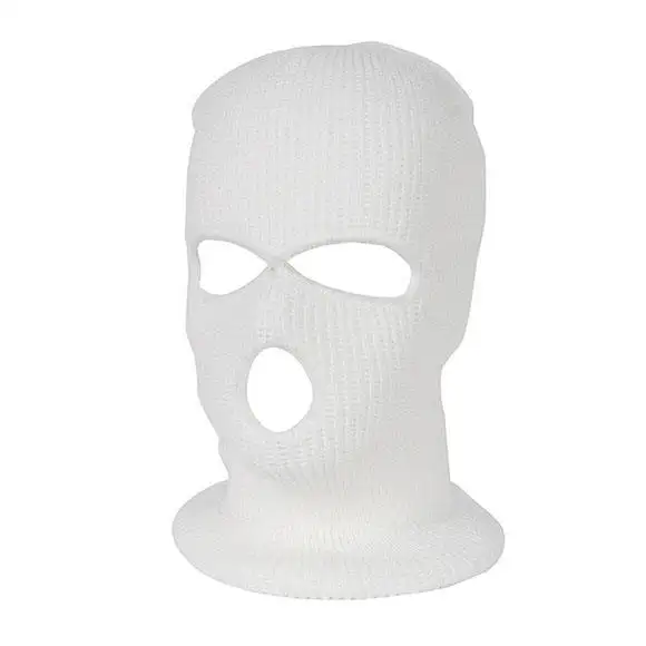 Fashion knitted motorcycle ski mask custom embroidered winter face skiing mask