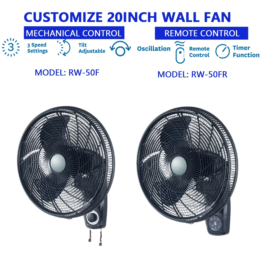 Wall Mounted Fan, 7.5hours, 18inch - detail 24