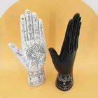 Buddha Top Amazon 2021 Art Resin Gothic Palmistry Buddha Hand Sculpture Interior Home Decoration