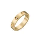 Wedding Ring Rings European And American Fashion Wedding Ring 316 Stainless Steel Single Diamond Ring