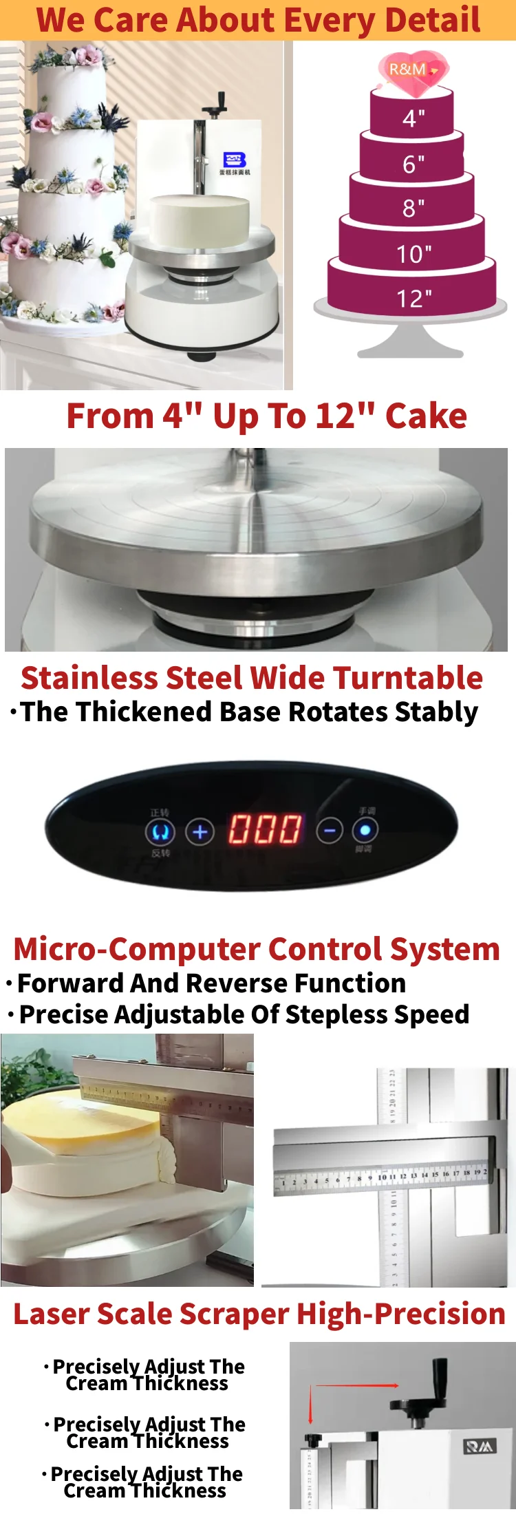 R&m Easy Buttercream Automatic Butter Cheese Cake Cream Frosting Icing