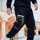 Pants Wholesale Custom Logo Black 6 Pockets 100%cotton Mens Cargo Trousers Pants