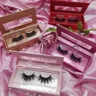 Long And Eyelashes Mink 25mm Eyelashes Real Handmade 25mm Super Long And 4D Vision Best Mink Eyelashes With Packaging