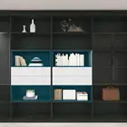 Study Table Custom Made Bookshelf Wood Book Cabinet Shelves With Study Table