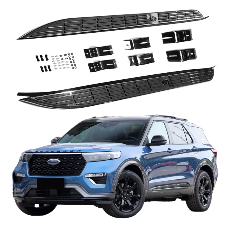 【をよくお】 Ford Explorer SUV Running Boards Romik(R) RALS Side Steps (2020Present) B086L2MCML