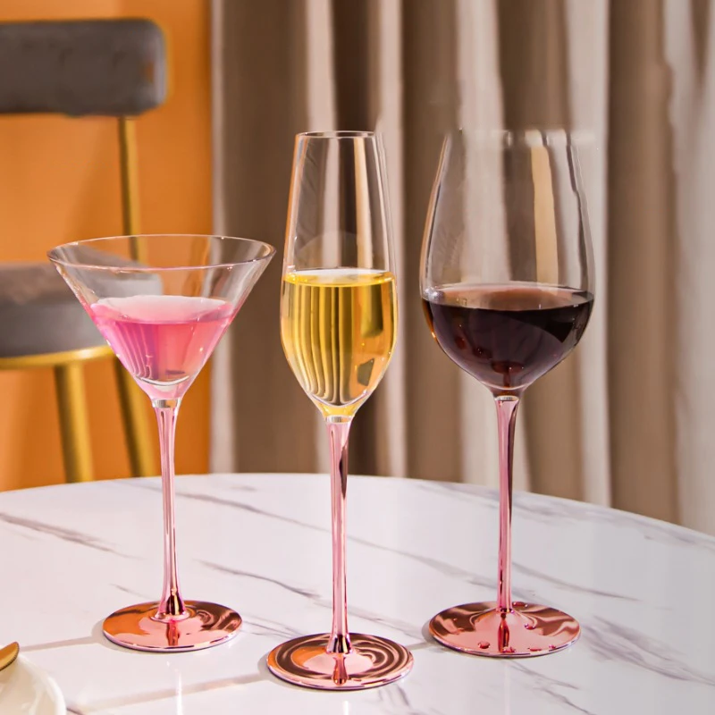 Custom European Crystal glass Goblet Wine Glasses Wine Glass For Birthday Wedding Gifts