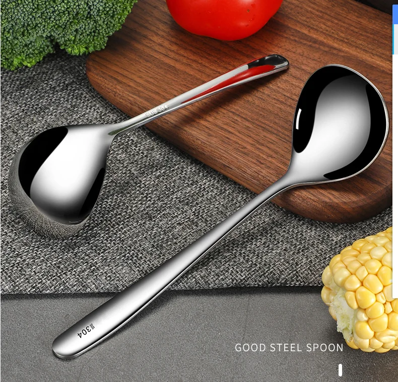 Cooking Tool Accessories Stainless Steel Soup Ladle  Spoon Kitchen Ladle