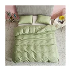 Seersucker Bedding Set Duvet Covers Trending Products Seersucker Green King Size Brand Duvet Cover Set Bedding