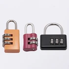 Luggage High Quality Suitcase Lock Notebook Luggage Padlock Password 3 Key Codes 4 Codes Combination Number